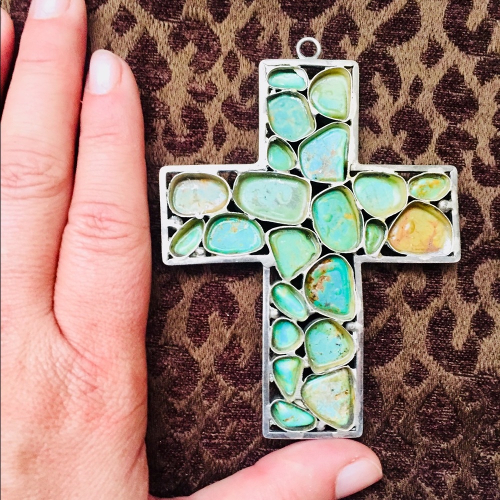 Turquoise Large Stone Pendant